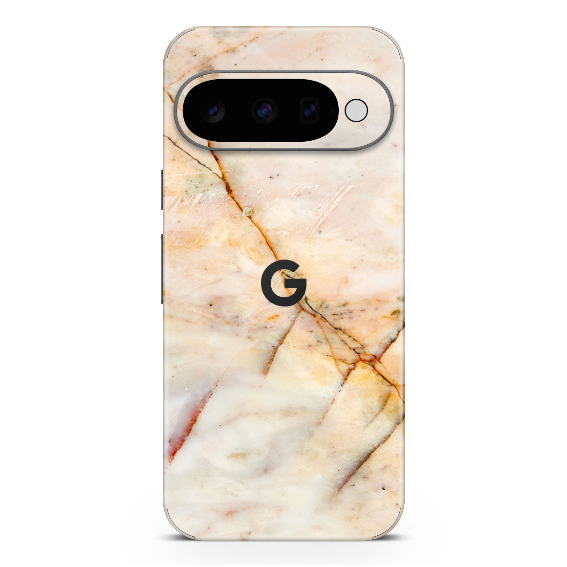 Pixel 11 Marble Series Yellow Skin