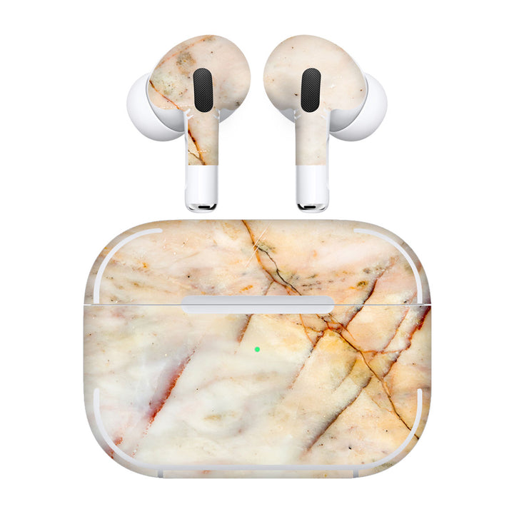 AirPods Pro 3 Marble Series Yellow Skin