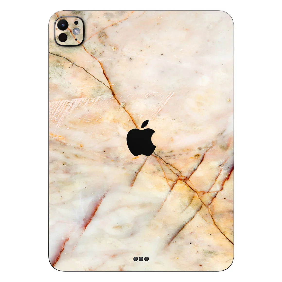 iPad Pro 11" M4 Marble Series Yellow Skin