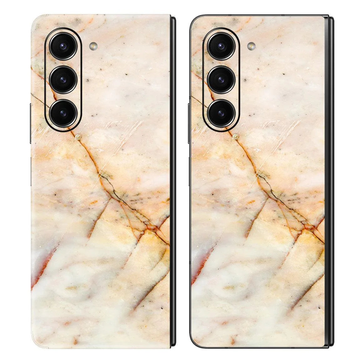 Galaxy Z Fold 5 Marble Series Skins - Slickwraps