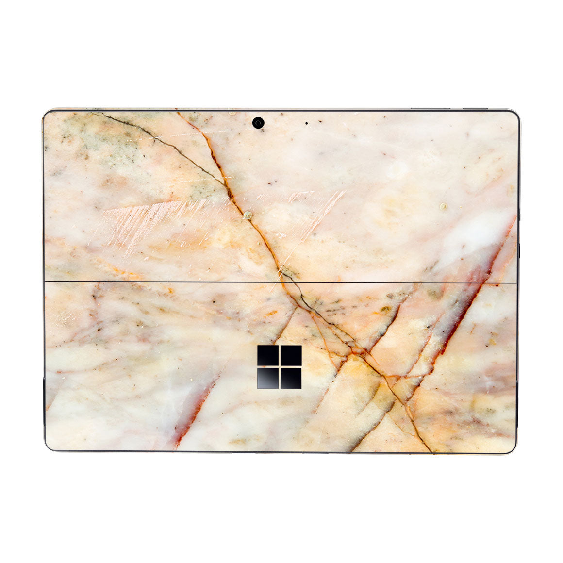 Surface Pro 11 Marble Series Yellow Skin
