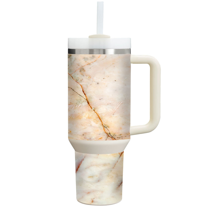 Stanley Personalized Tumbler Marble Series Yellow Skin