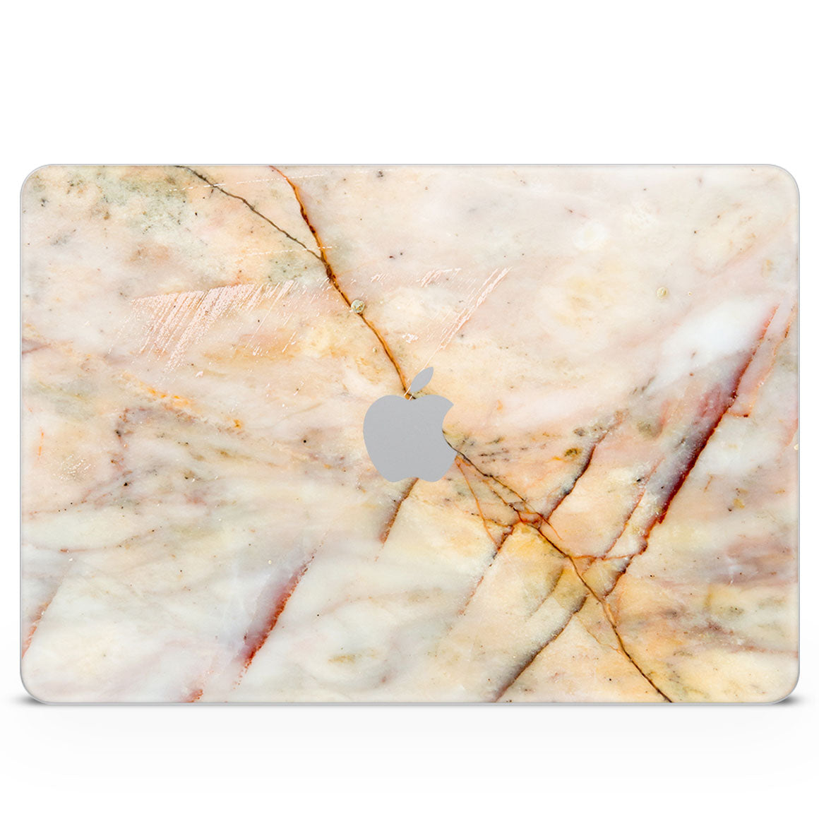 MacBook Neo Marble Series Yellow Skin