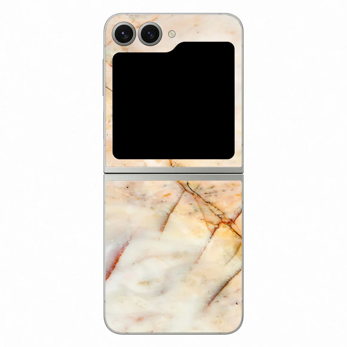 Galaxy Z Flip 6 Marble Series Yellow Skin