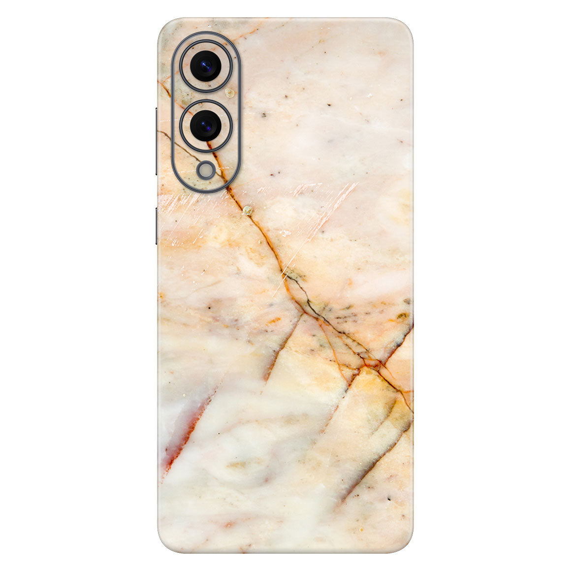 Galaxy S25 Edge Marble Series Yellow Skin