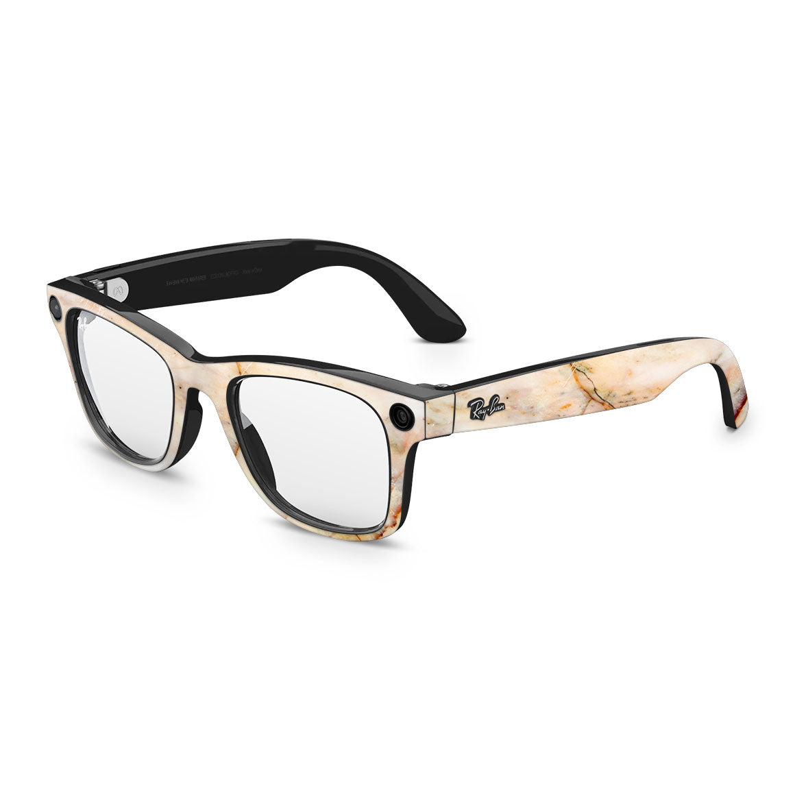Ray-Ban Meta Wayfarer Marble Series Yellow Skin