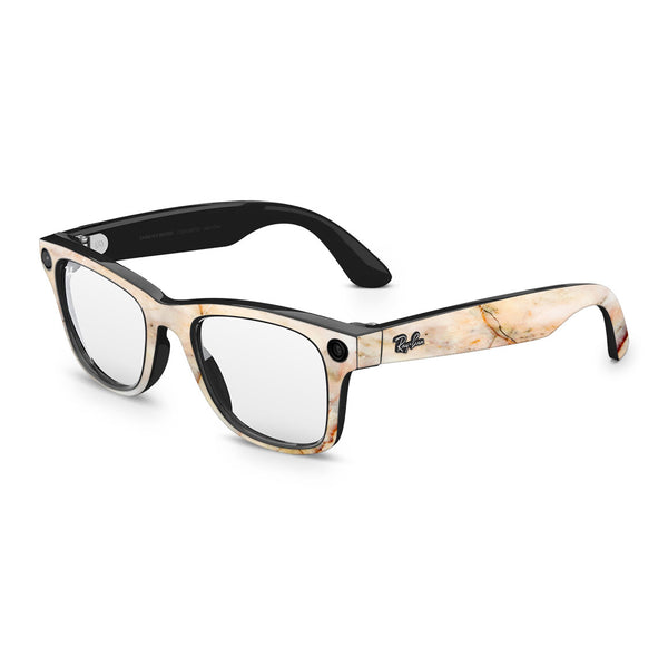 Ray-Ban Meta Wayfarer Marble Series Yellow Skin