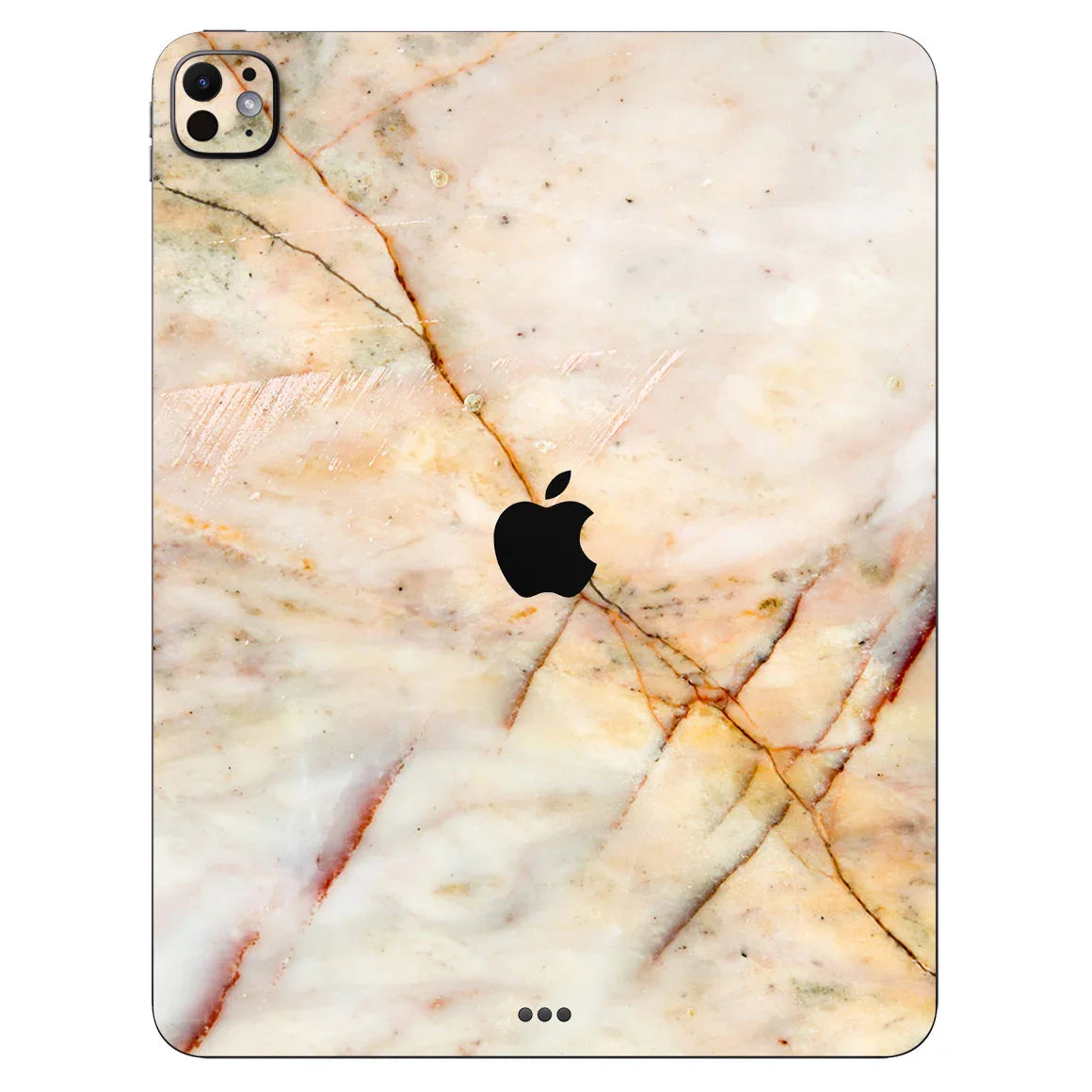 iPad Pro 13" M4 Marble Series Yellow Skin