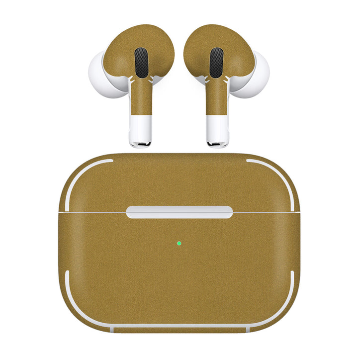 AirPods Pro 3 Metal Series Gold Skin