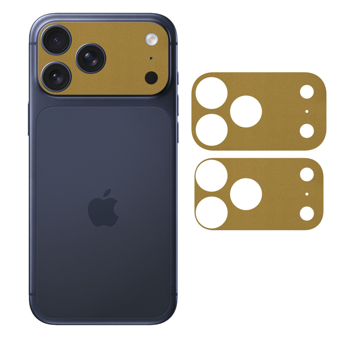 iPhone 17 Pro Max Camera Bar (Plateau) Metal Series Gold