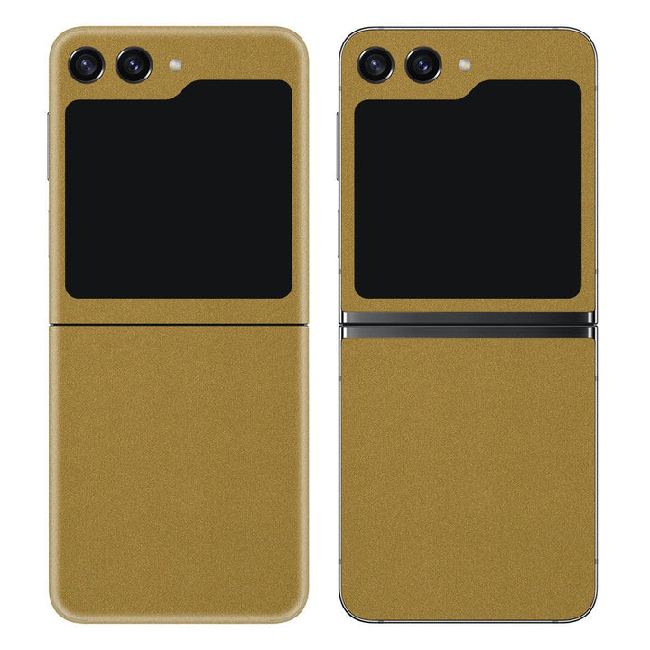 Galaxy Z Flip 5 Metal Series Gold Skin