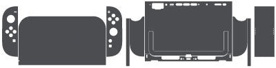 Nintendo Switch 2 Retro Series Skins skin coverage layout