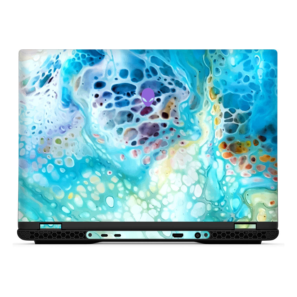 Alienware m16 R2 Oil Paint Series Arctic Waves Skin