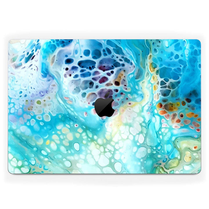 MacBook Pro 16" (2023 M3) Oil Paint Series Arctic Waves Skin