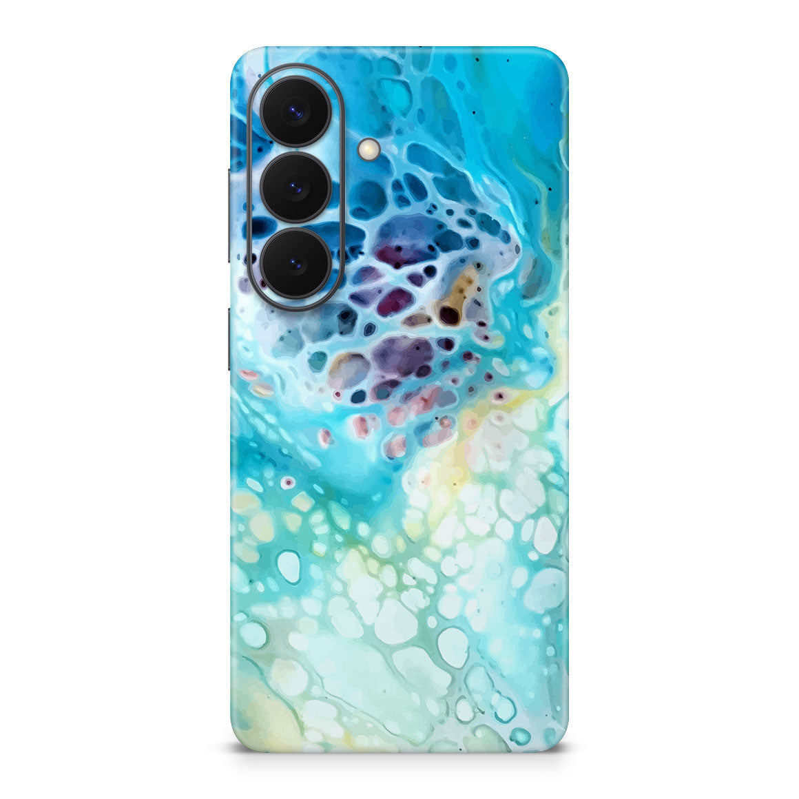 Galaxy S26 Oil Paint Series Arctic Waves Skin