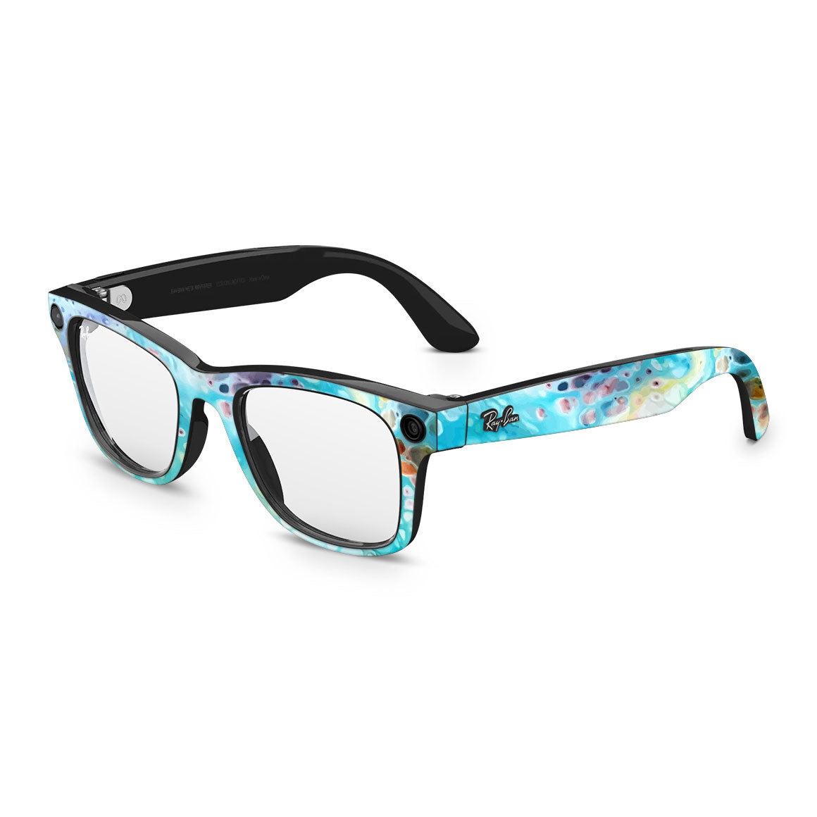 Ray-Ban Meta Wayfarer Oil Paint Series Arctic Waves Skin