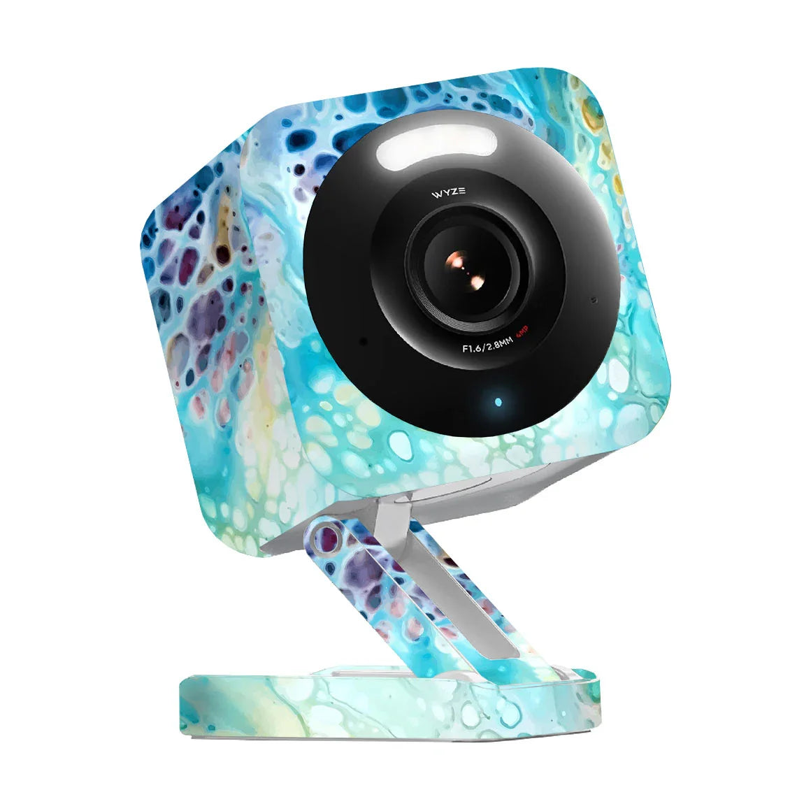 Wyze Cam v4 Oil Paint Series Arctic Waves Skin