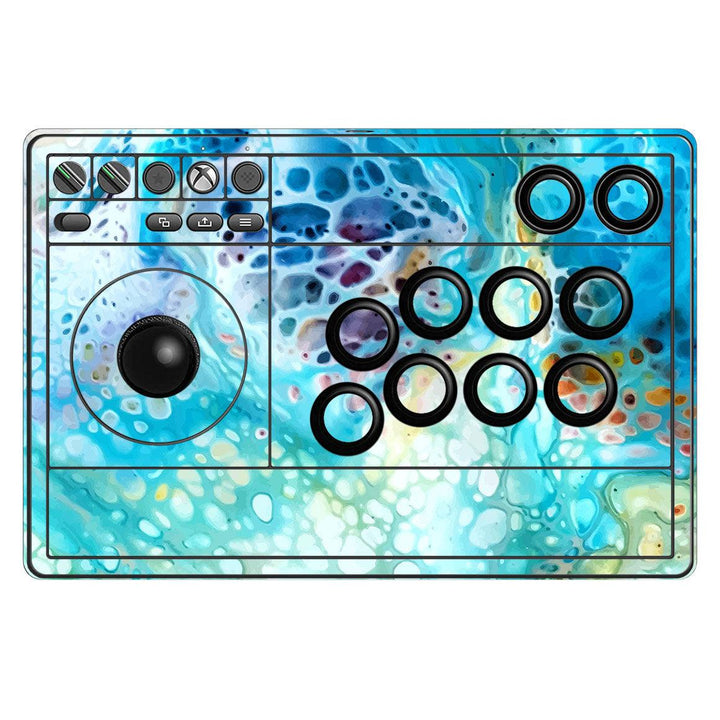 8Bitdo Arcade Stick for Xbox Oil Paint Series Arctic Waves Skin