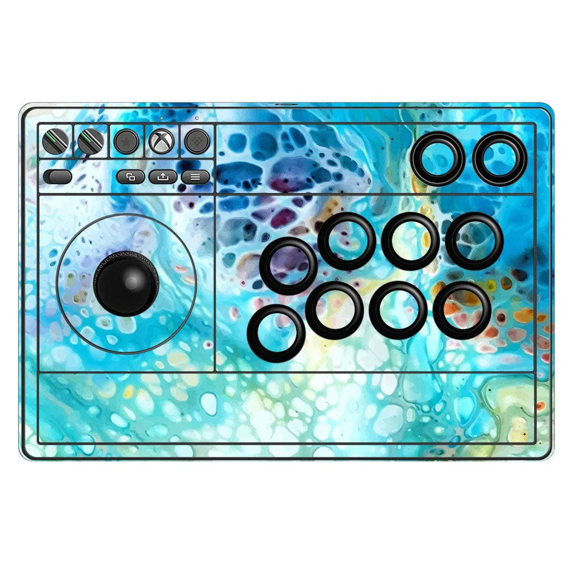 8Bitdo Arcade Stick for Xbox Oil Paint Series Skins - Slickwraps
