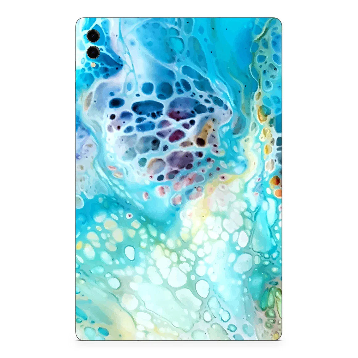 Galaxy Tab S9 Ultra Oil Paint Series Arctic Waves Skin