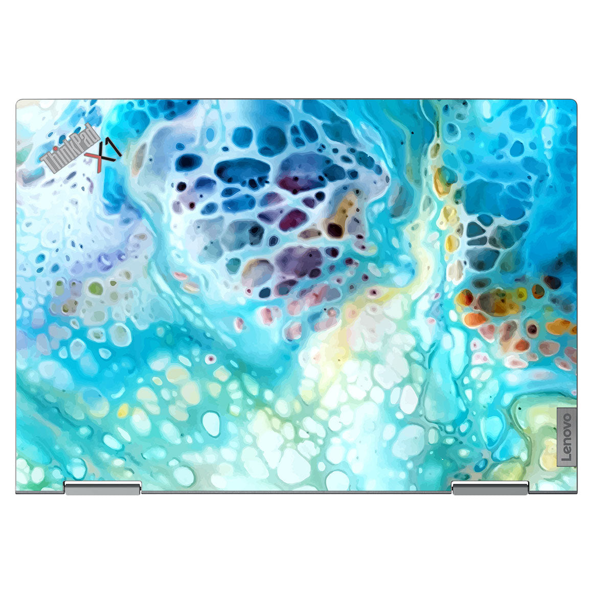 Lenovo ThinkPad X1 Yoga Gen 7 Oil Paint Series Arctic Waves Skin