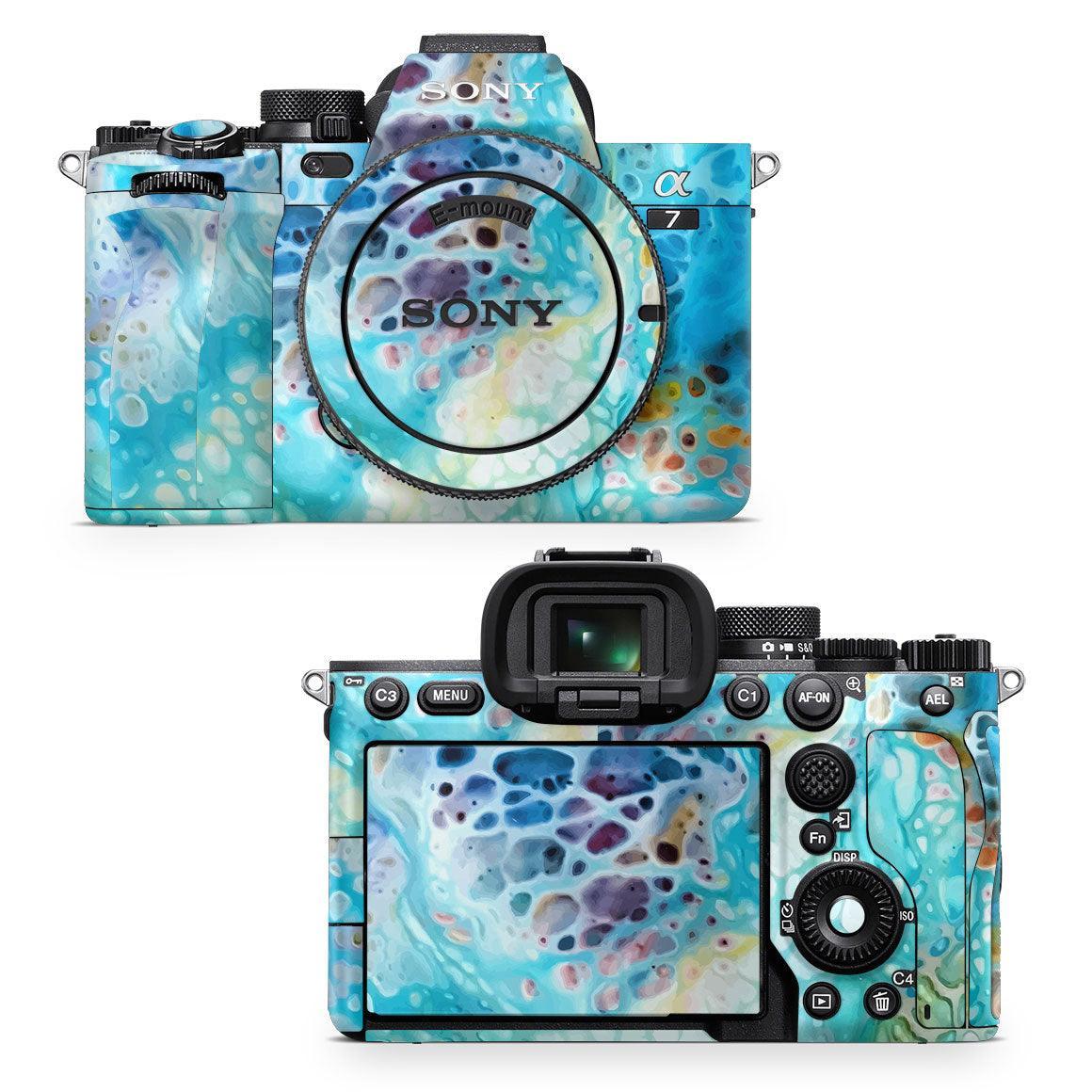 Sony A7 IV Mirrorless Camera Oil Paint Series Skins - Slickwraps