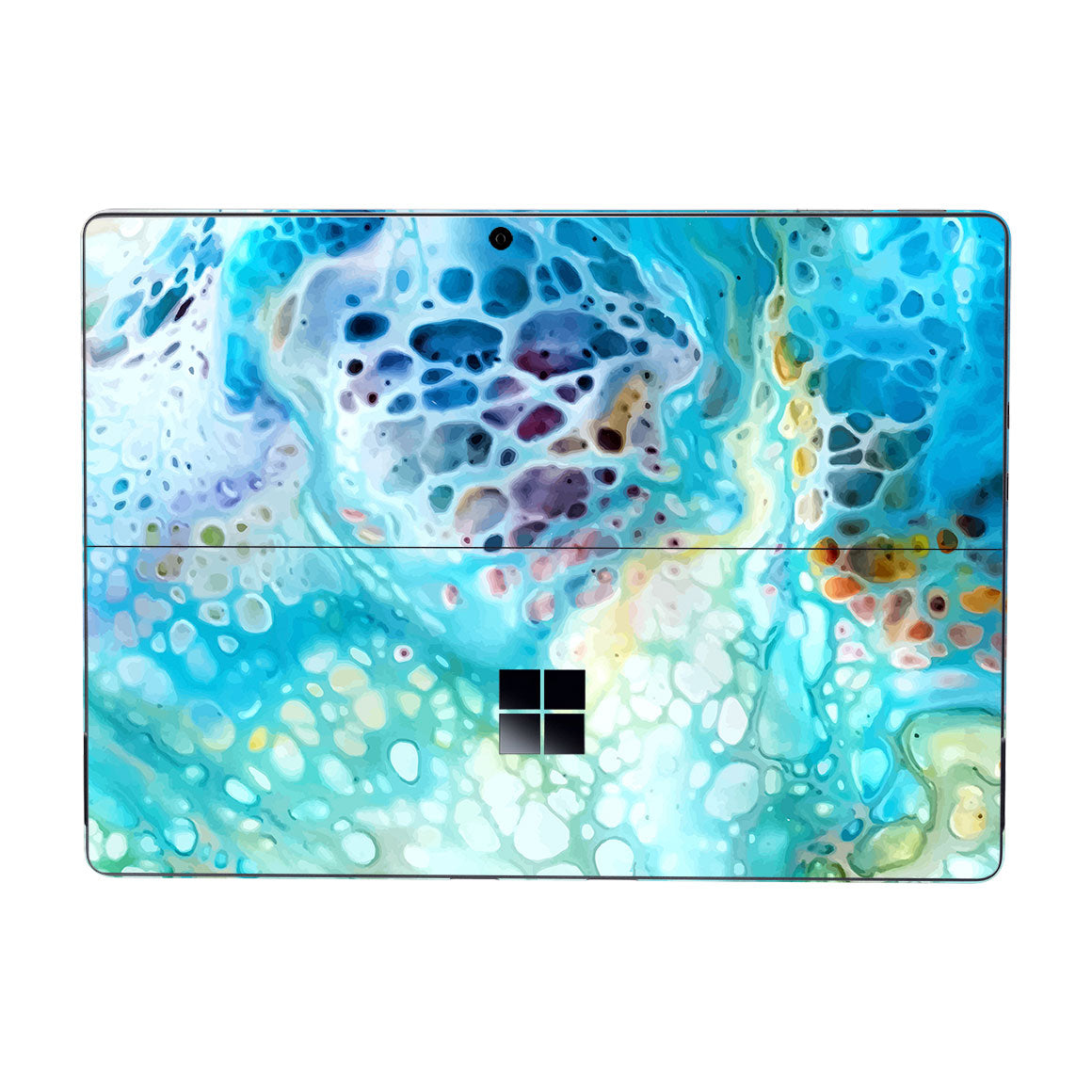 Surface Pro 11 Oil Paint Series Arctic Waves Skin