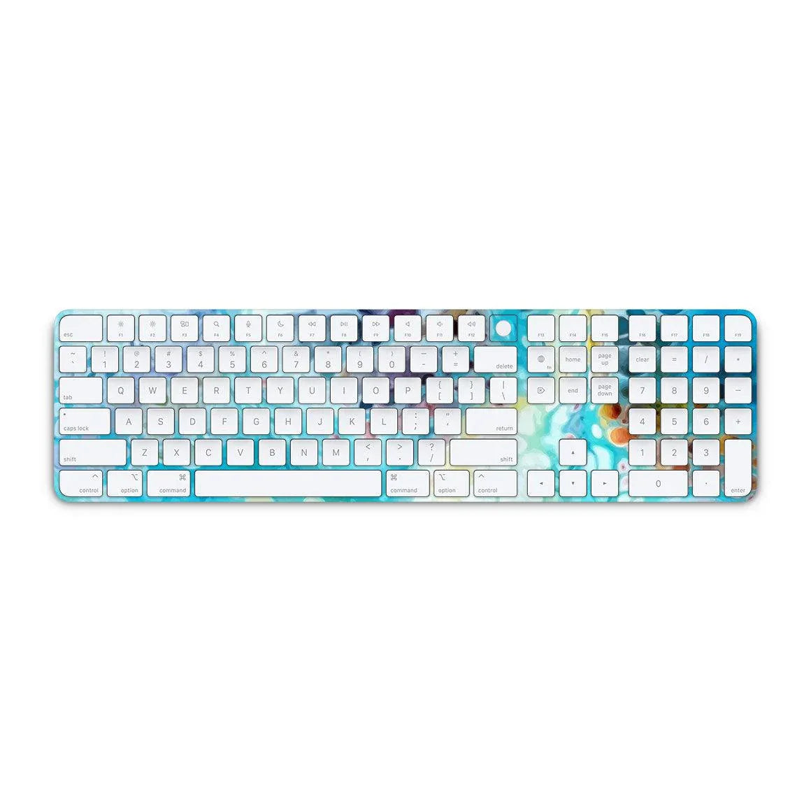 Magic Keyboard with Touch ID and Numeric Keypad Oil Paint Series Skins - Slickwraps