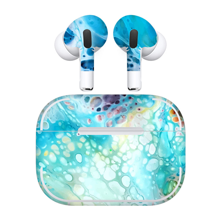 AirPods Pro 3 Oil Paint Series Arctic Waves Skin