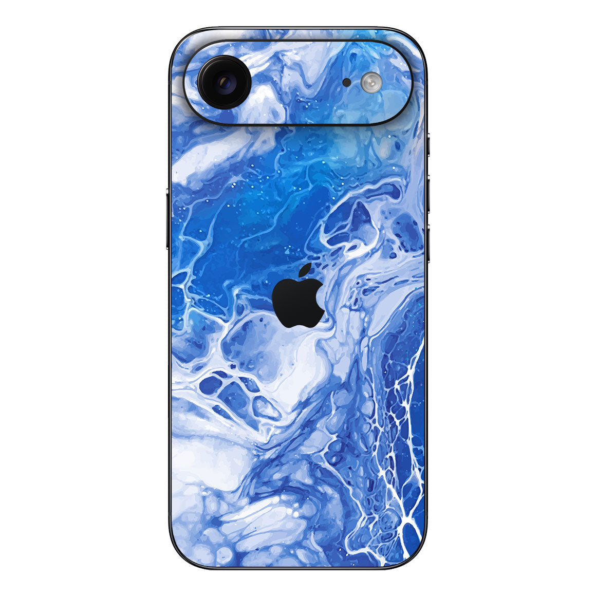 iPhone Air Oil Paint Series Blue Waves