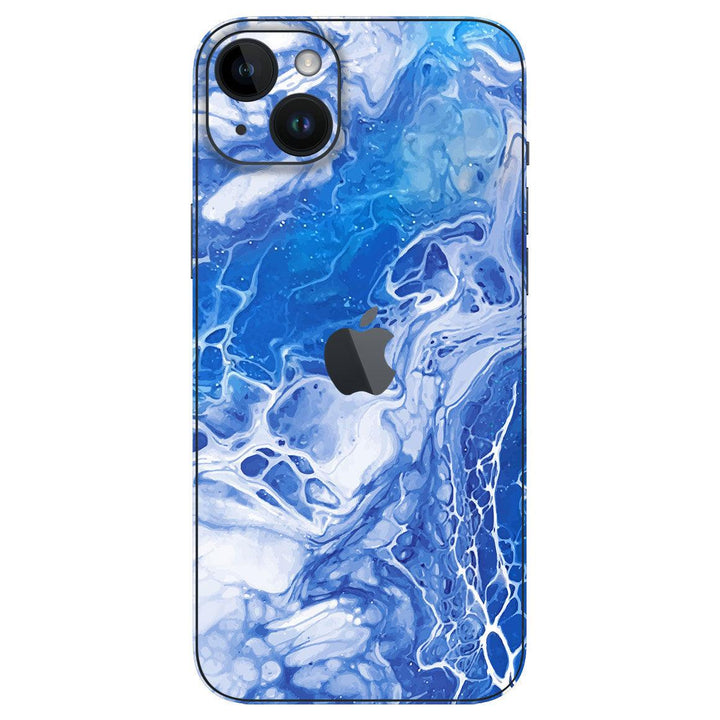 iPhone 15 Plus Oil Paint Series Blue Waves