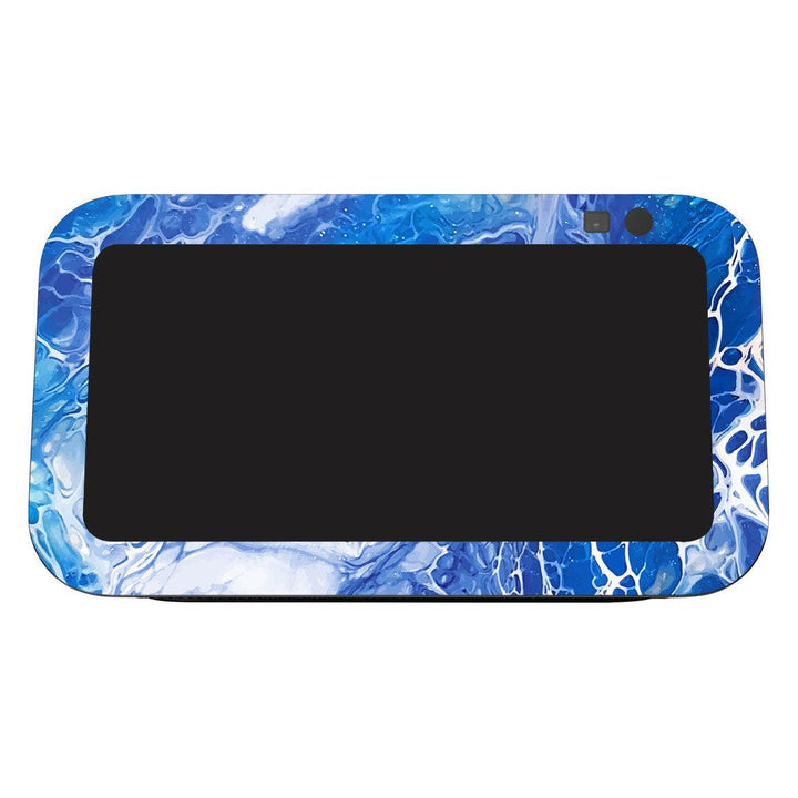 Amazon Echo Show 5 (3rd Gen) Oil Paint Series Blue Waves Skin