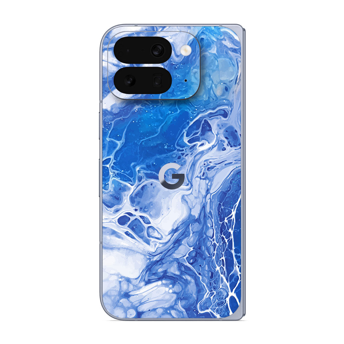 Pixel 10 Pro Fold Oil Paint Series Blue Waves Skin