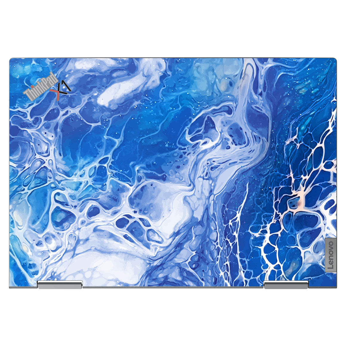 Lenovo ThinkPad X1 Yoga Gen 7 Oil Paint Series Blue Waves Skin