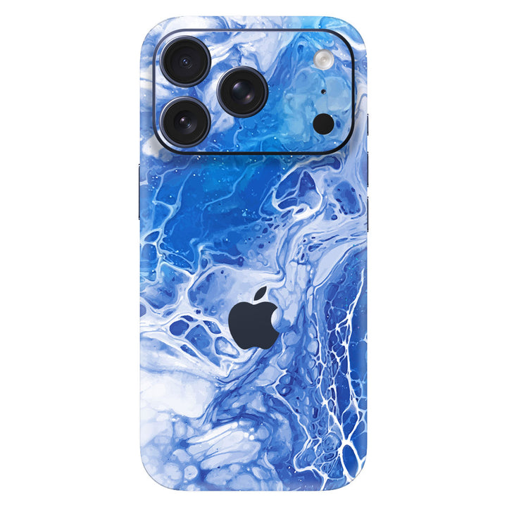 iPhone 17 Pro Oil Paint Series Blue Waves
