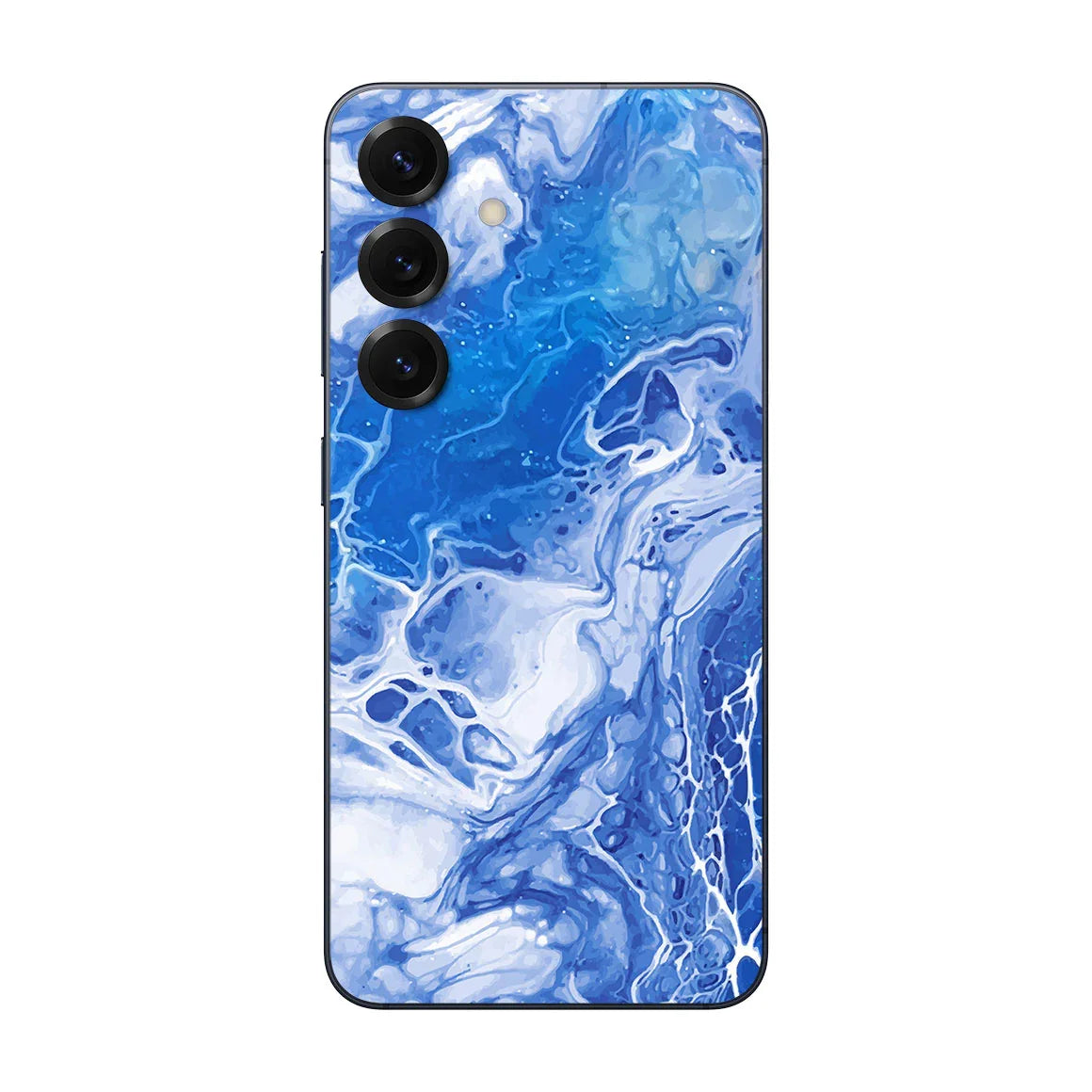 Galaxy S25 Oil Paint Series Blue Waves Skin