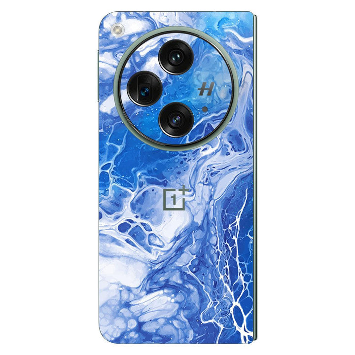 OnePlus Open Oil Paint Series Blue Waves Skin