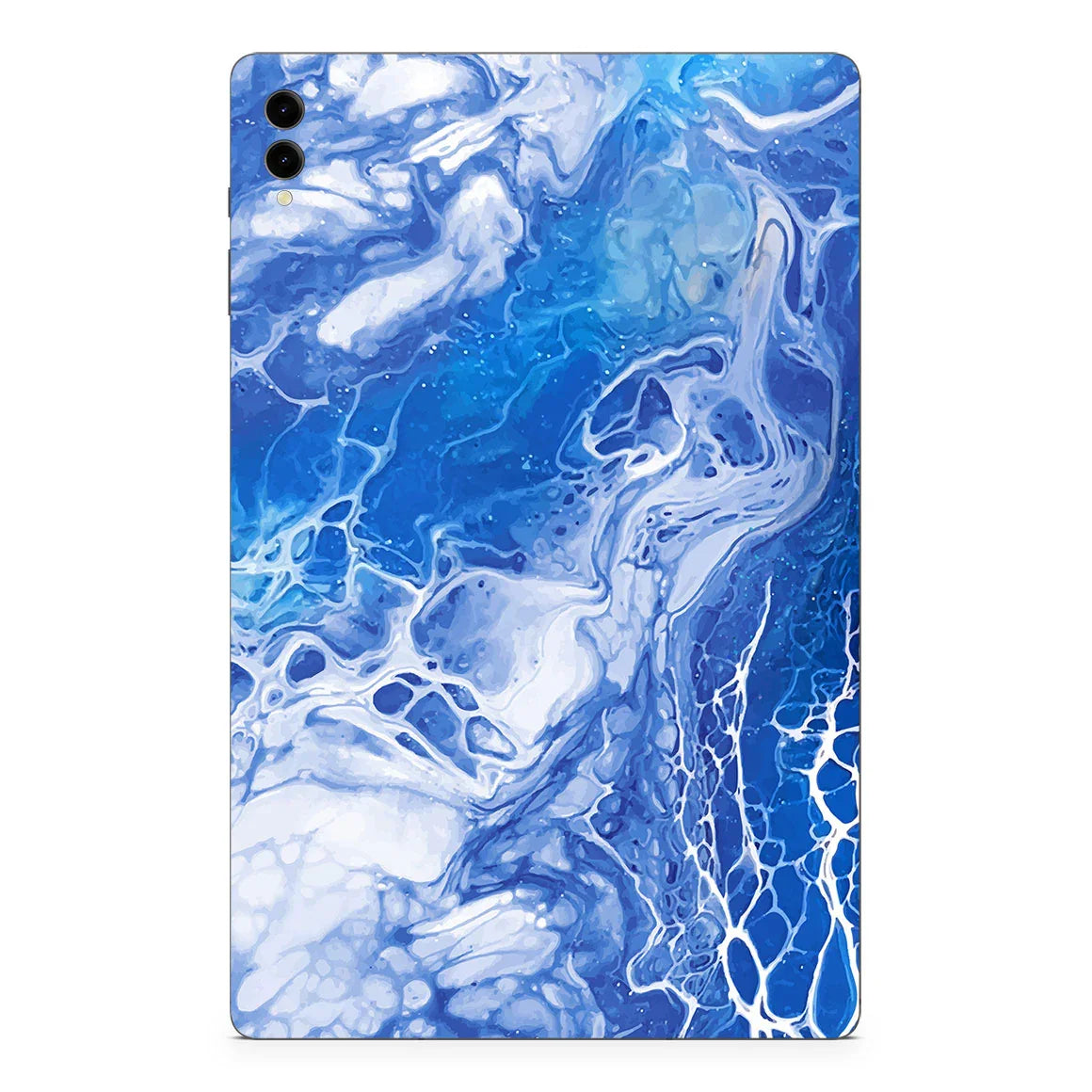 Galaxy Tab S9 Ultra Oil Paint Series Blue Waves Skin