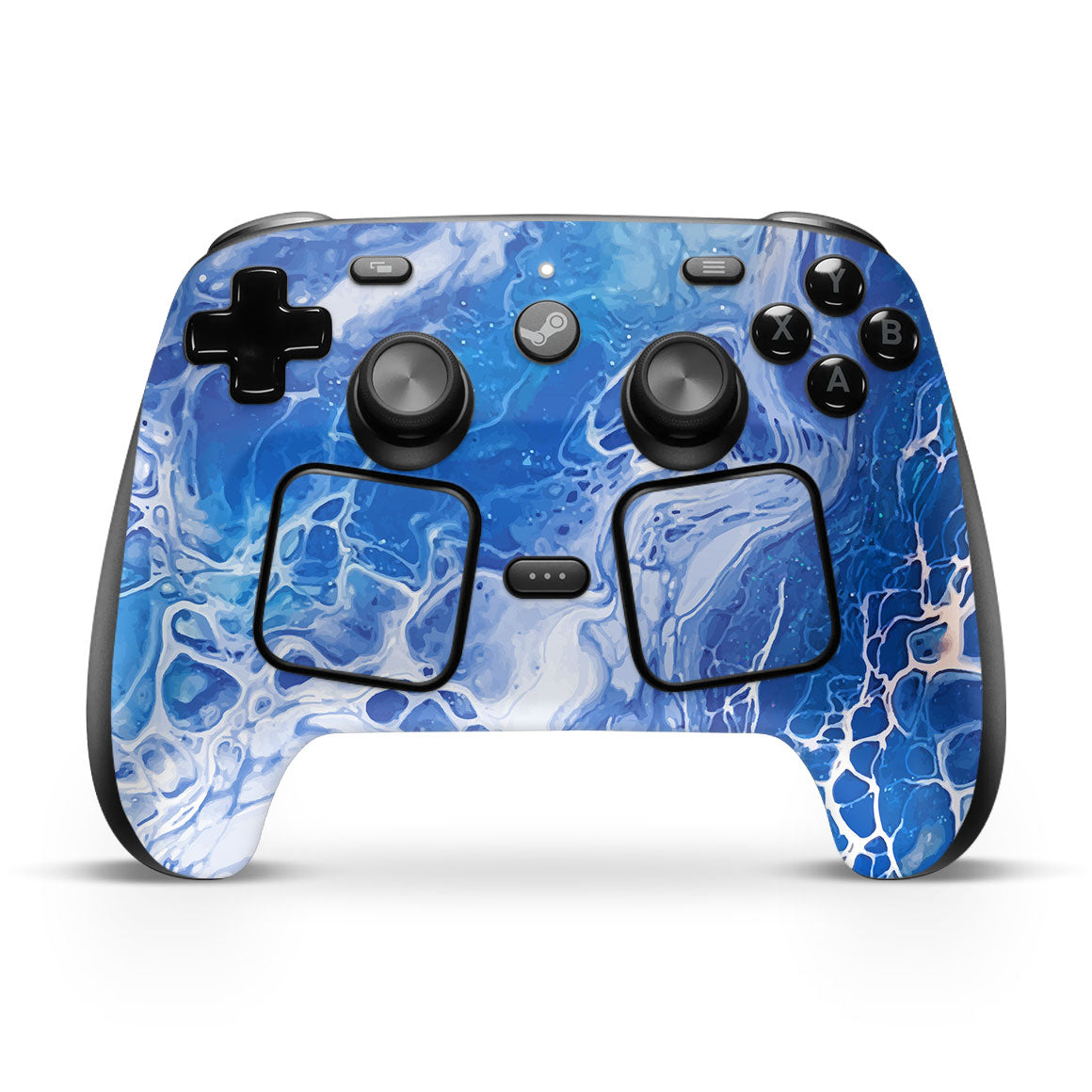 Steam Controller Oil Paint Series Blue Waves Skin