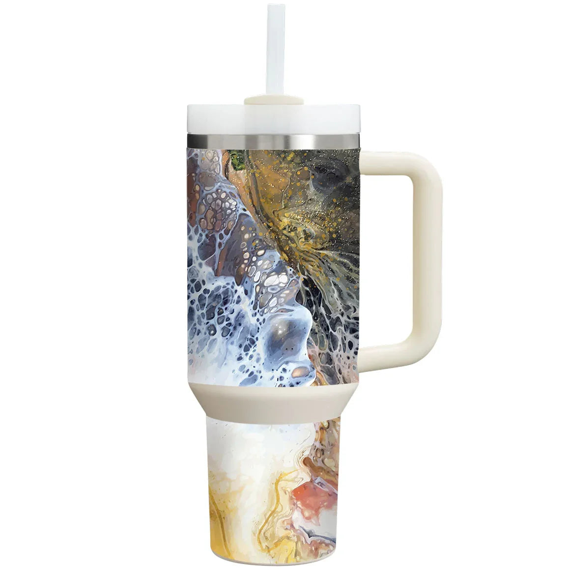 Stanley Personalized Tumbler Oil Paint Series Coastline Skin