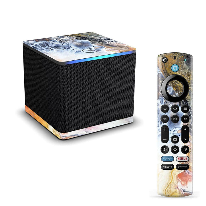 Amazon Fire TV Cube (3rd Gen) Oil Paint Series Skins - Slickwraps
