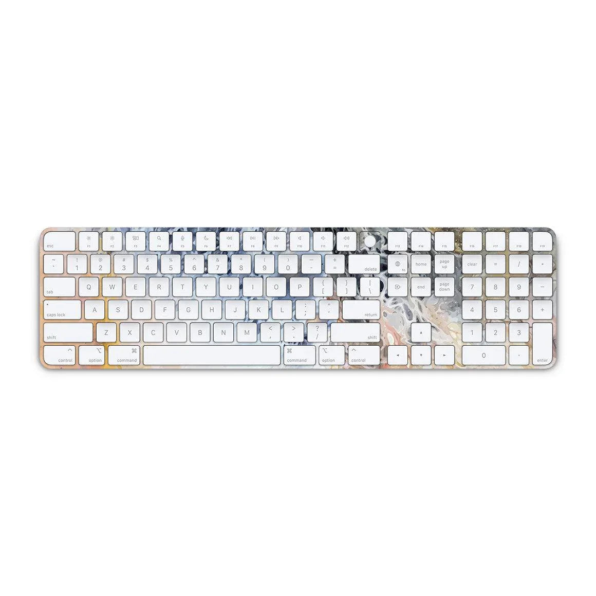 Magic Keyboard with Touch ID and Numeric Keypad Oil Paint Series Skins - Slickwraps