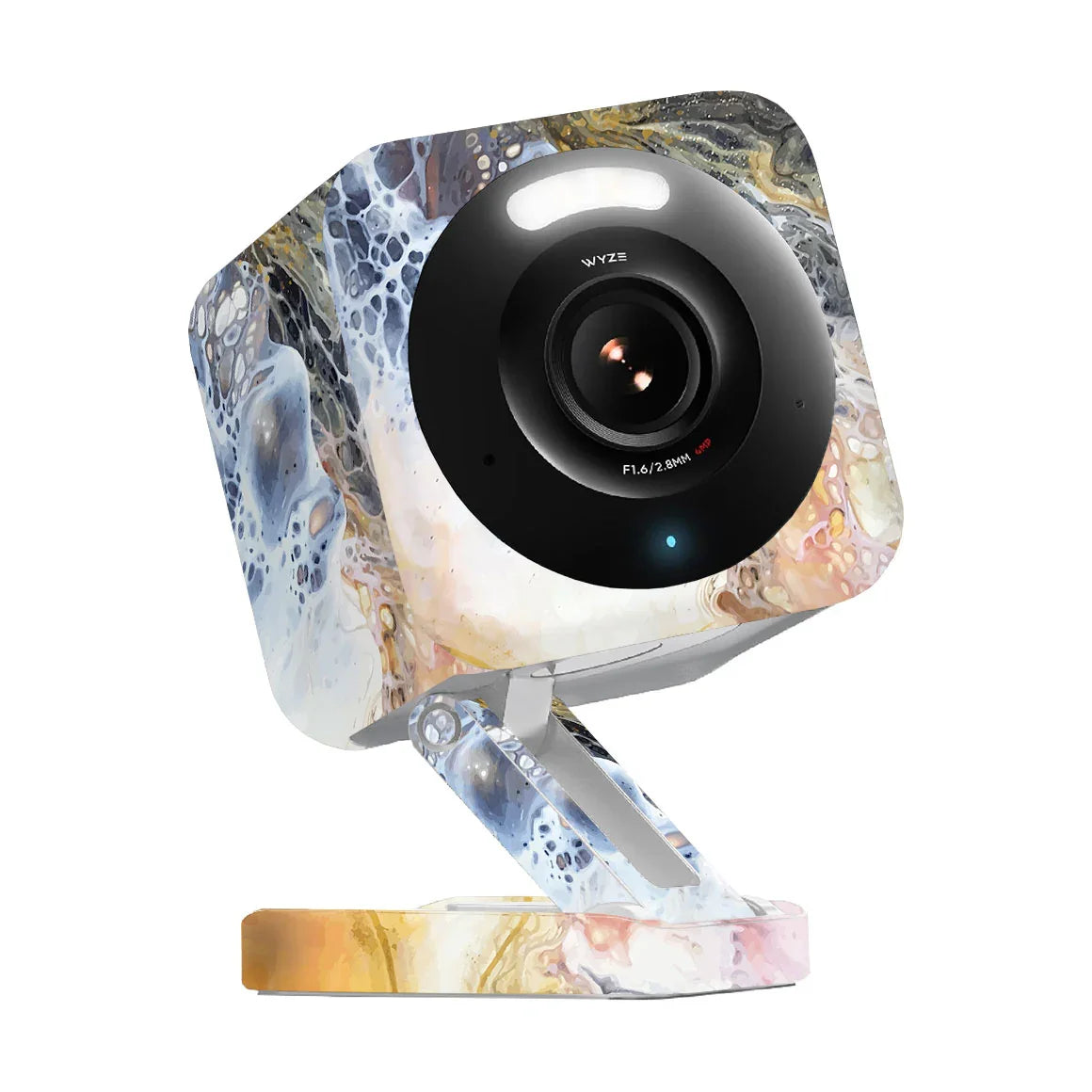 Wyze Cam v4 Oil Paint Series Coastline Skin