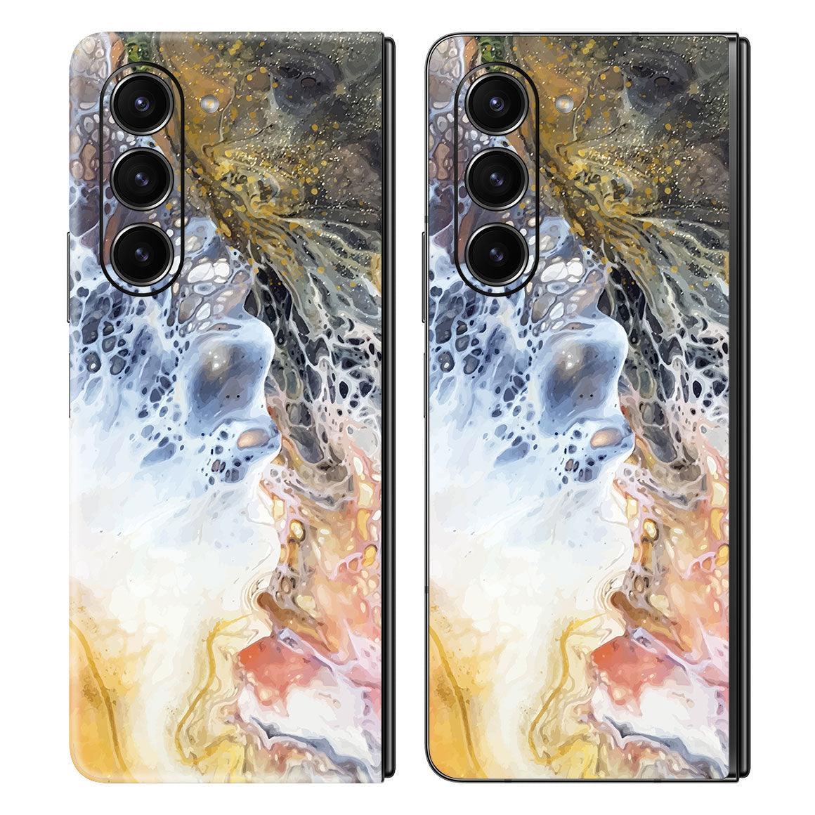 Galaxy Z Fold 5 Oil Paint Series Skins - Slickwraps