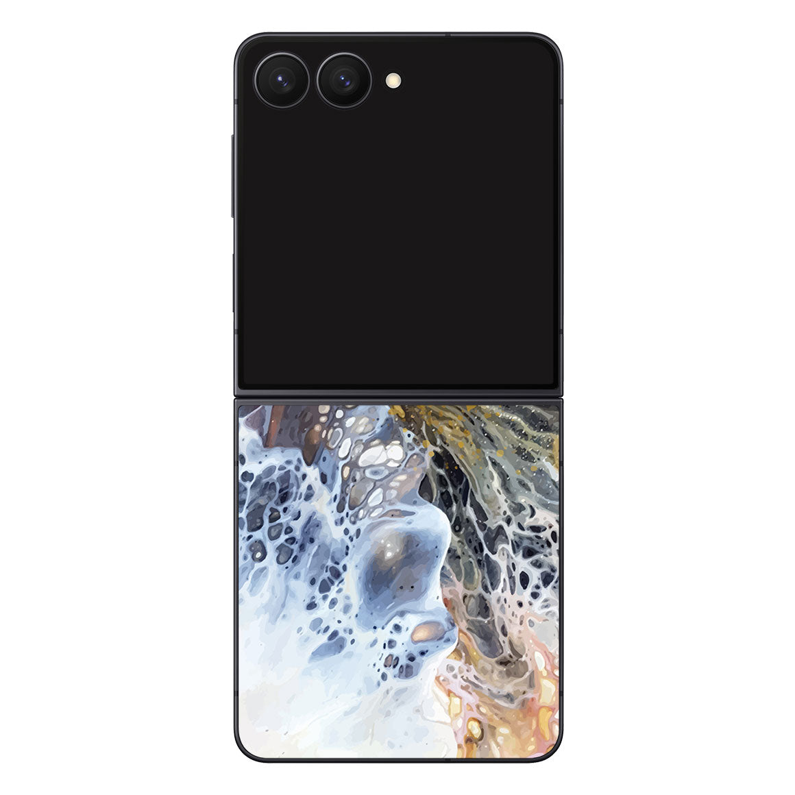 Galaxy Z Flip8 Oil Paint Series Coastline Skin