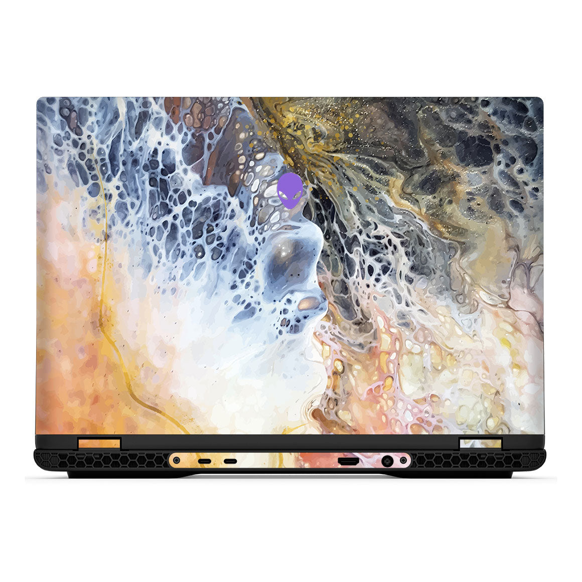 Alienware m16 R2 Oil Paint Series Coastline Skin