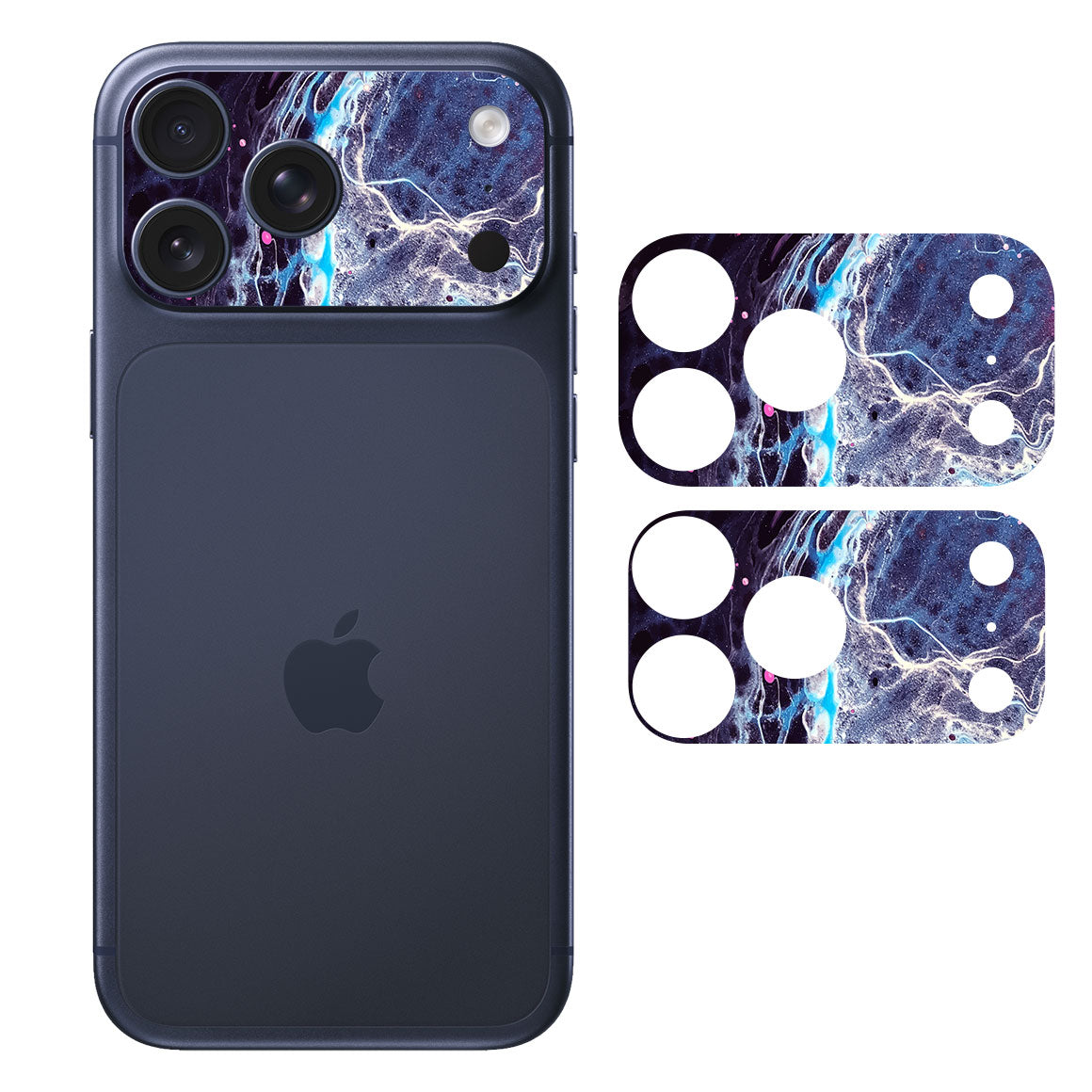 iPhone 17 Pro Max Camera Bar (Plateau) Oil Paint Series Dark Waves