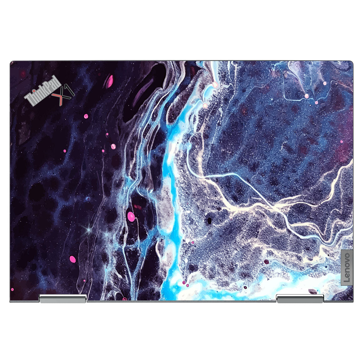 Lenovo ThinkPad X1 Yoga Gen 7 Oil Paint Series Dark Waves Skin