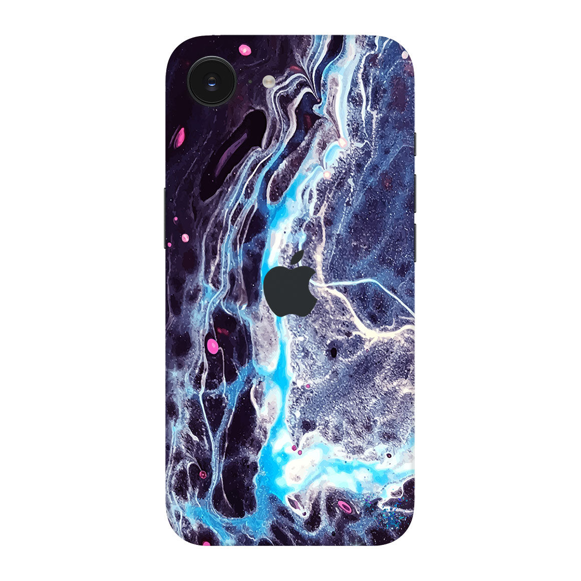 iPhone 17e Oil Paint Series Dark Waves