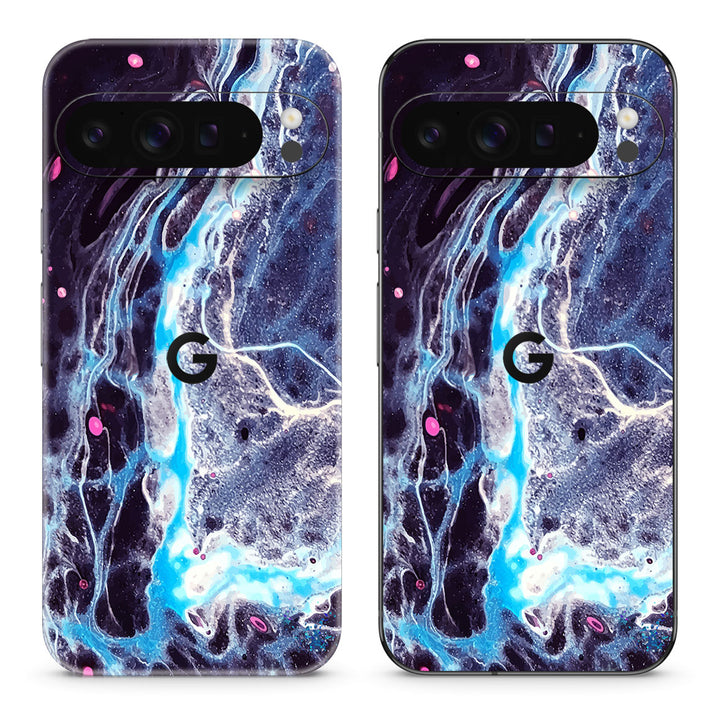 Pixel 10 Pro XL Oil Paint Series Dark Waves Skin